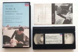 Vhs Tosca Giacomo Puccini Oper Placido Domingo Kabaivanska Milnes (SOS) - Bild 1 von 1