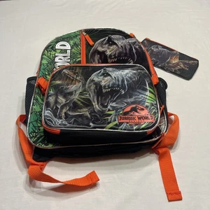 Mochila Jurassic World con almuerzo para niños/niños. Bolso y Estuche con Cremallera - Imagen 1 de 7