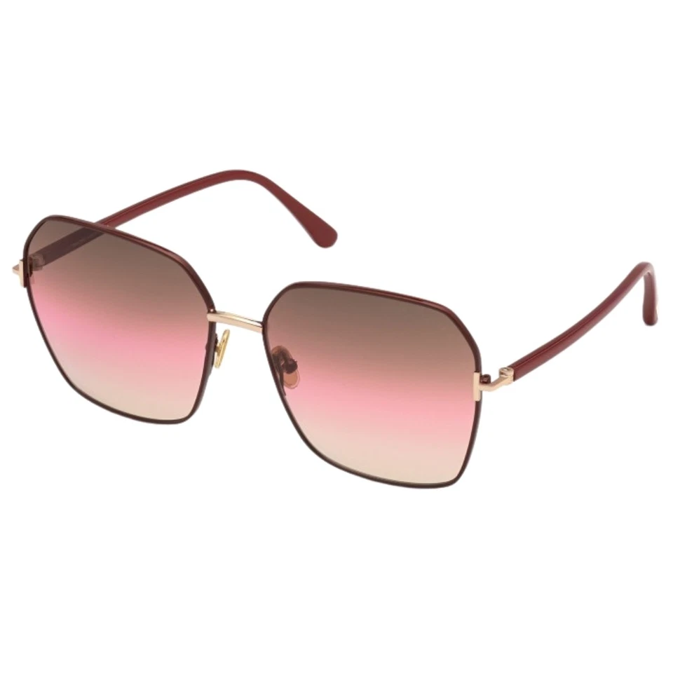 Gafas de sol Tom Ford FT0839 69F Claudia-02 Burdeos brillantes Foto 1 de 1