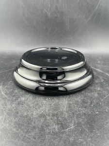 Soporte con patas de vidrio negro Tiffin amatista negra excelente 3 niveles - Imagen 1 de 9