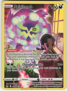 Spiritomb Ultra Rare SWSH11: Lost Origin Trainer Gallery TG09/TG30 LP-NM - Picture 1 of 2