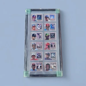 Vintage Baseball JUMBO Card Framed Carew Henderson Fisk Rose Ripken Jr. Schmidt - Picture 1 of 6