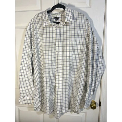 Camisa informal de manga larga con botones a cuadros George 2XL para hombre Foto 1 de 4