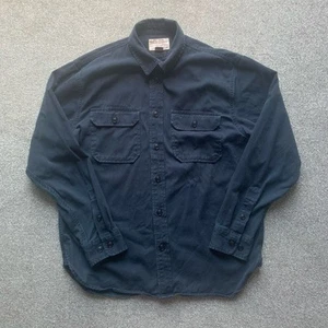 Filson Garment USA Overshirt Shacket Shirt Jacket Medium Navy Blue Mens - Picture 1 of 12