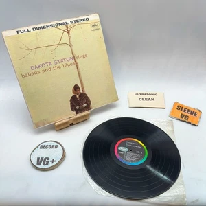 Dakota Staton- Sings Ballads And The Blues VG+/VG Ultrasonic Clean 1960 - Imagen 1 de 3