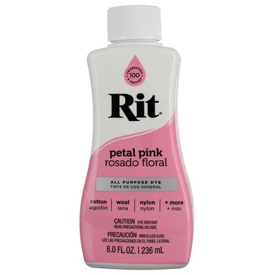 Paquete de 4 tintes para todo uso Rit, rosa pétalo, 8 fl oz Foto 1 de 2