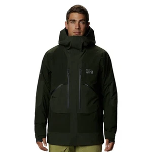 Mountain Hardwear Cloud Bank GORE-TEX RECCO Ski Jacket Large Men’s Green GTX - Picture 1 of 20