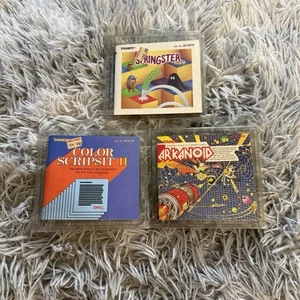 Pacchetto giochi Tandy TRS-80 ARKANOID, Springster e Color Scriptsit - Foto 1 di 2