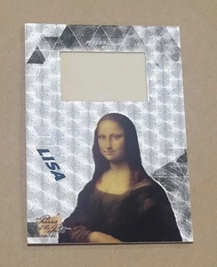 2021 Pieces Of The Past MONA LISA 1/1 HOLO PRISMA SILVER TIME PERIOD RELIC - Bild 1 von 3