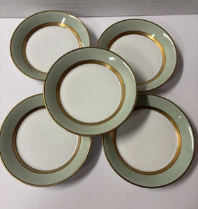 5 Vintage Fitz & Floyd Renaissance FF26 Berry Fruit Bowls 5 3/8” 1978 Mint Green - Picture 1 of 4