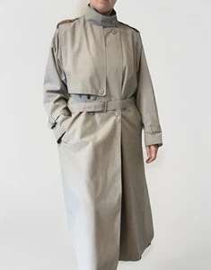 80s Classic Trench Coat - Picture 1 of 10