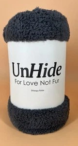 Unhide For Love Not Fur Shleepy Robe Women’s US Size XL Dark Gray - Picture 1 of 4
