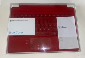 Microsoft Surface Pro 4 Type Cover Model 1725 RQ9-00001 Red - Picture 1 of 5