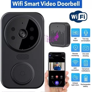Wireless Smart Video Doorbell Wibell Security Intercom HD Video Camera Door Bell - Picture 1 of 16