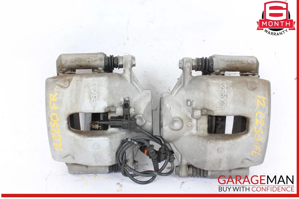 08-15 Juego de pinzas de freno delanteras izquierda y derecha Mercedes W204 C250 OEM Foto 1 de 4