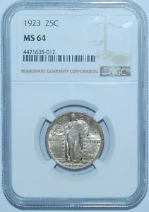 1923 P NGC MS64 Standing Liberty Quarter - Picture 1 of 2