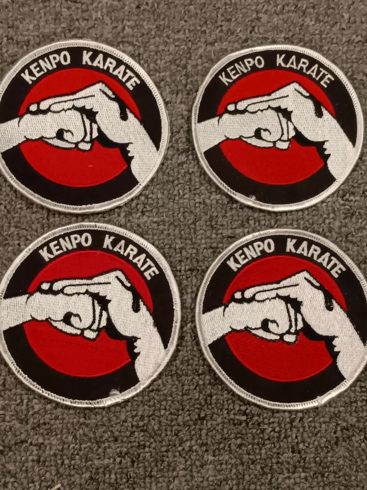 4" Round KENPO KARATE patches / 4 per order - Image 1 of 1