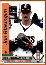 1995 Bellingham Giants Team Issue #37 Joe Blasingim Edwardsvile Illinois IL Card