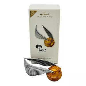 Hallmark Harry Potter The Golden Snitch Christmas Ornament NEW IN BOX - Picture 1 of 17