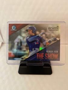 2019 bowman Chrome  ready for the show Bo Bichette And Nick Senzel Cards