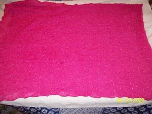 Modischer Schal, heißrosa mit Nieten, 60x20" - Bild 1 von 2