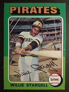 1975 TOPPS BASEBALL #100 WILLIE STARGELL PIRATES EX-MT - Picture 1 of 3