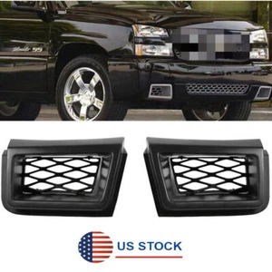 Parrillas de parachoques delanteras izquierda+derecha estilo SS para Chevrolet Silverado 1500 2003-2007 - Imagen 1 de 10