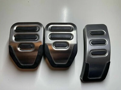 Original Audi A4 8E B6 B7 Pedal Set Sport Pedals RS4 Pedal Covers Set Pedal Pads - Image 1 of 4