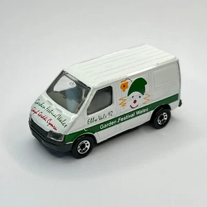 Matchbox Ford Transit Garden Festival Wales weiße Karosserie neuwertig - Bild 1 von 8