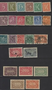 Germany Scott #137-160 Used & Mint VF 1921-1922 Set of Stamps CV 37.00 - Picture 1 of 1