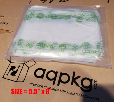 AQUATIC PACKAGING 100 PCS - 5½ x 8 Life Support Breather Bags: Made In USA, Kordon & LongLife Sub