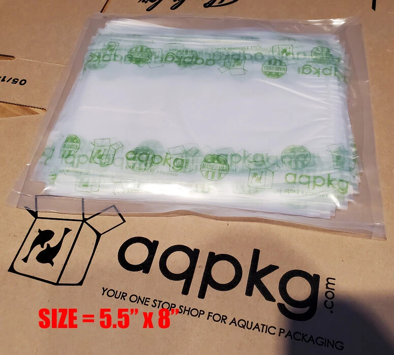 AQUATIC PACKAGING 100 PCS - 5½ x 8 Life Support Breather Bags: Made In USA, Kordon & LongLife Sub