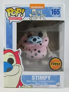 Animation Funko Pop - Stimpy (Chase) - Ren & Stimpy - No. 165 - Free Protector - Picture 1 of 22
