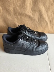 Nike Air Force 1 Low 07 315122-001 Size 10 Black Sneakers Shoes - Picture 1 of 8