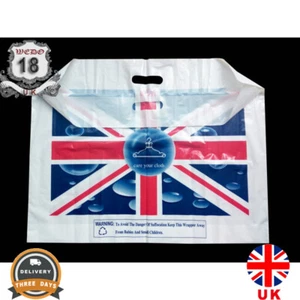 Bolsas de plástico grandes de 25""*20""+2"" con mango impreso bandera fuerte - Imagen 1 de 2