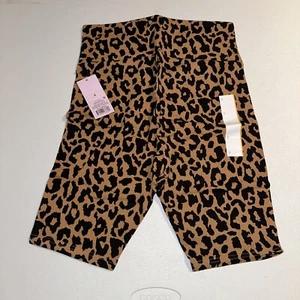 Wild Fable High Rise Leopard Print Biker Shorts Size Small. New with tags. - Picture 1 of 4