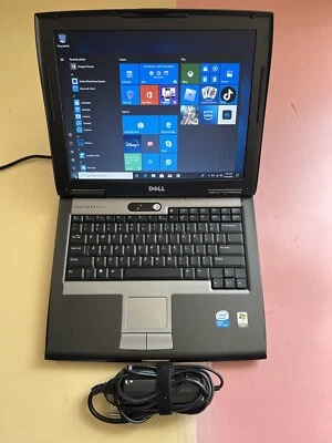 Dell Latitude D520 14" Core DUO 4GB RAM 250GB HDD SERIAL COM PORT, PHONE PORT - Image 1 of 4