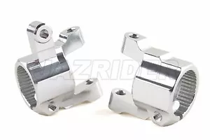 Jazrider Aluminum Steering Knuckle Carriers C-Hubs (Silver) For Axial SCX10 II - Picture 1 of 1
