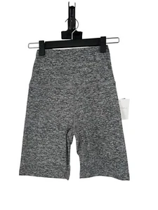 Beyond Yoga Women's Heathered Gray High-Waisted Biker Shorts Size Small NWT - Picture 1 of 6