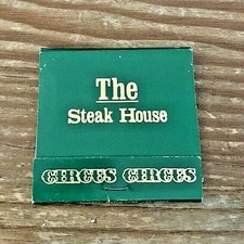Vintage Circus Circus Matchbook From "The" Steak House In Las Vegas, Nv