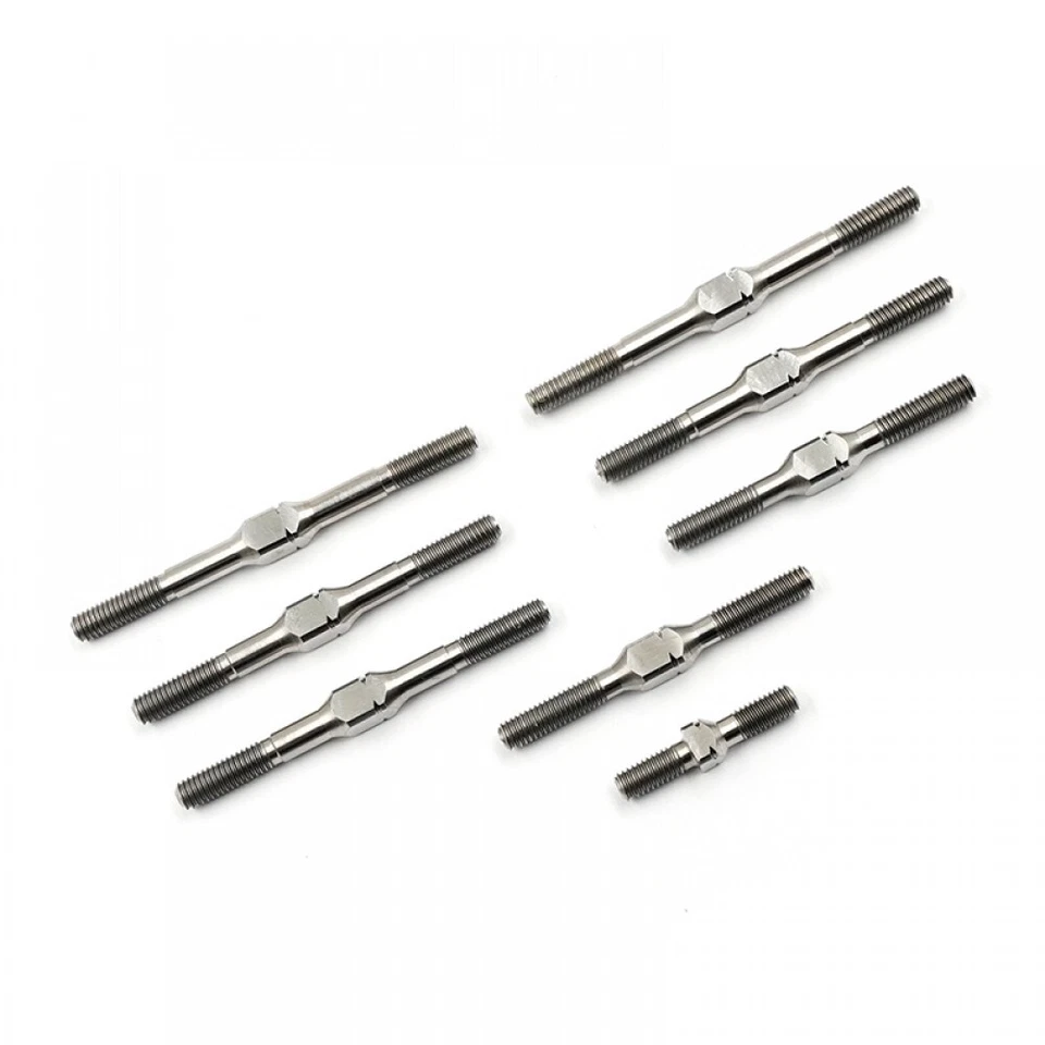 Yeah Racing TATF-002SV 64 Titanium Turnbuckle Set (7pcs) for Tamiya Top Force - Image 1 of 2