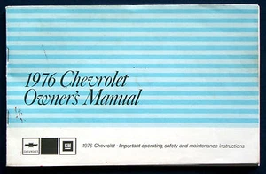 Owner's Manual * Betriebsanleitung 1976 Chevrolet Impala * Caprice (USA) - Bild 1 von 2