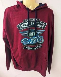 Flathead Bobber XXL HD Hoodie Sweatshirt mit Kapuze Biker Unisex V2 Old School - Picture 1 of 3
