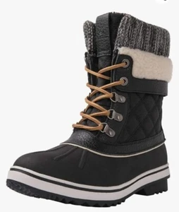 GLOBALWIN Women's Water Proof Winter Boots Snow Boots For Women Size 11 - Picture 1 of 8