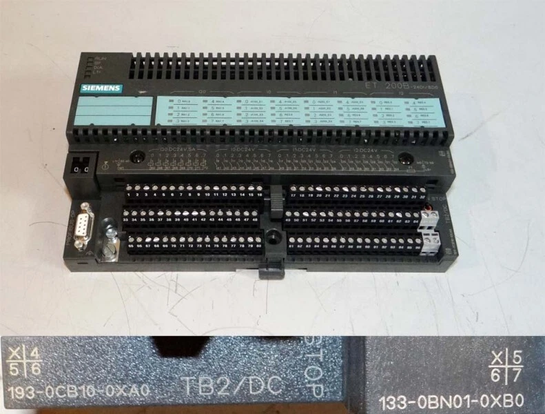Siemens SIMATIC S7 6ES7 133-0BN01-0XB0 + 6ES7 193-0CB10-0XA0 -used- - Bild 1 von 1