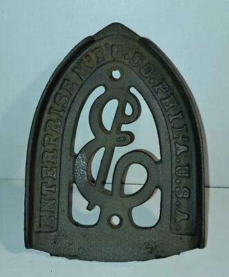 Remache de hierro fundido triste ENTERPRISE M'F'G. CO. PHIL'A. U.S.A. carta sin bloque Foto 1 de 4