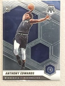 Anthony Edwards 2020-21 Panini Mosaic Rookie RC Timberwolves 201
