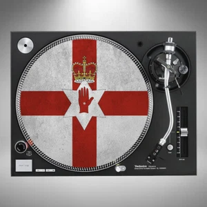 Northern Ireland Flag Slipmats 12" Turntable Pair or Single Posted In Cardboard - Picture 1 of 5