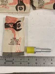 A/C FITTING, 66138, BARBED MALE STRAIGHT, 13/32 Hose X 3/4-16 - Picture 1 of 9