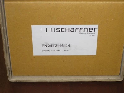 NUEVO Filtro de línea eléctrica Schaffner FN2412-16-44 16amp 250vac 1 y 2 fases Foto 1 de 4